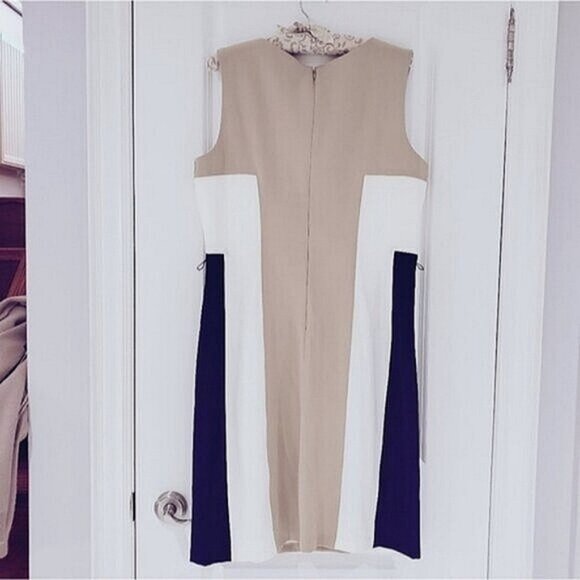 NWT Laura Color Block Sheath Midi Dress- Size 12 - Picture 3 of 14